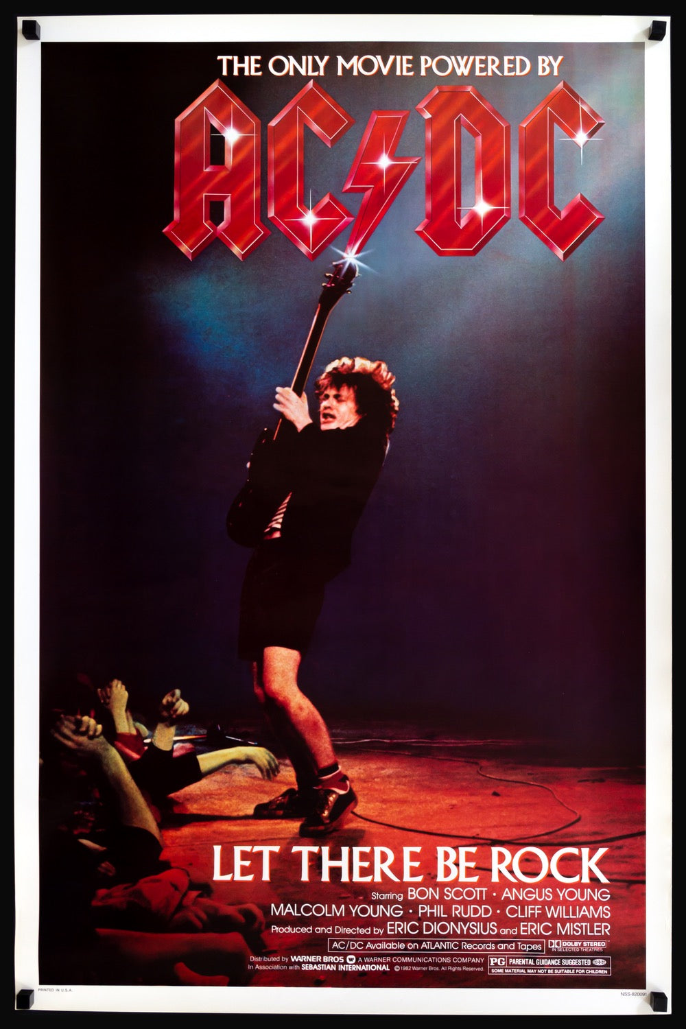Let There Be Rock (1980) Original One-Sheet Movie Poster - Original Film Art - Vintage Movie Posters