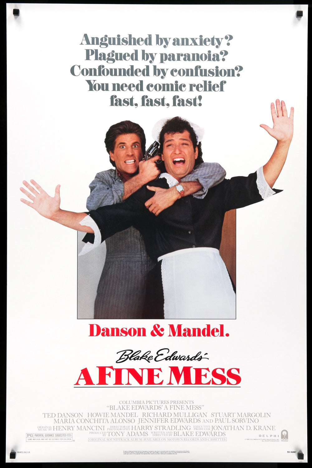 Fine Mess (1986) original movie poster for sale at Original Film Art - Vintage Movie Posters