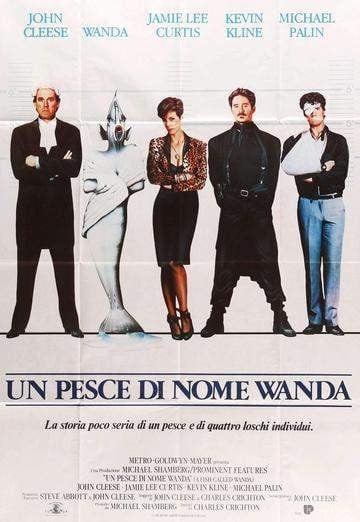 Fish Called Wanda (1988) original movie poster for sale at Original Film Art - Vintage Movie Posters