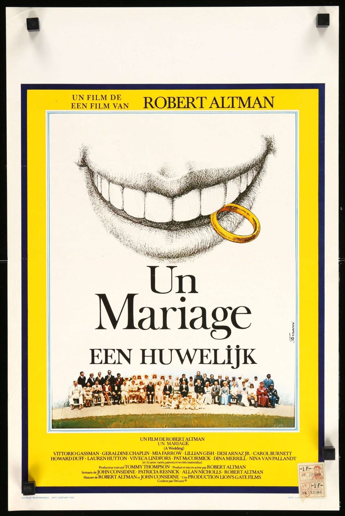 Wedding (1978) original movie poster for sale at Original Film Art