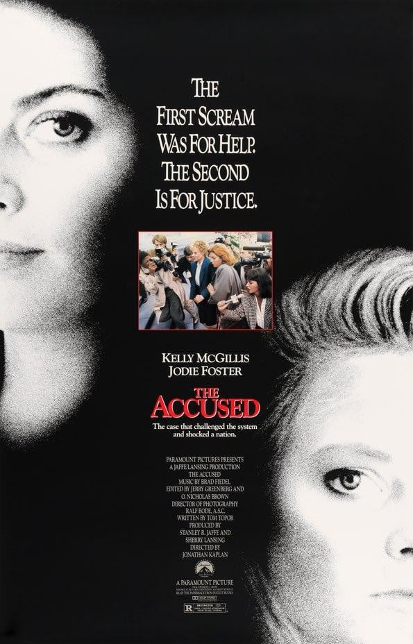 Accused (1988) original movie poster for sale at Original Film Art - Vintage Movie Posters