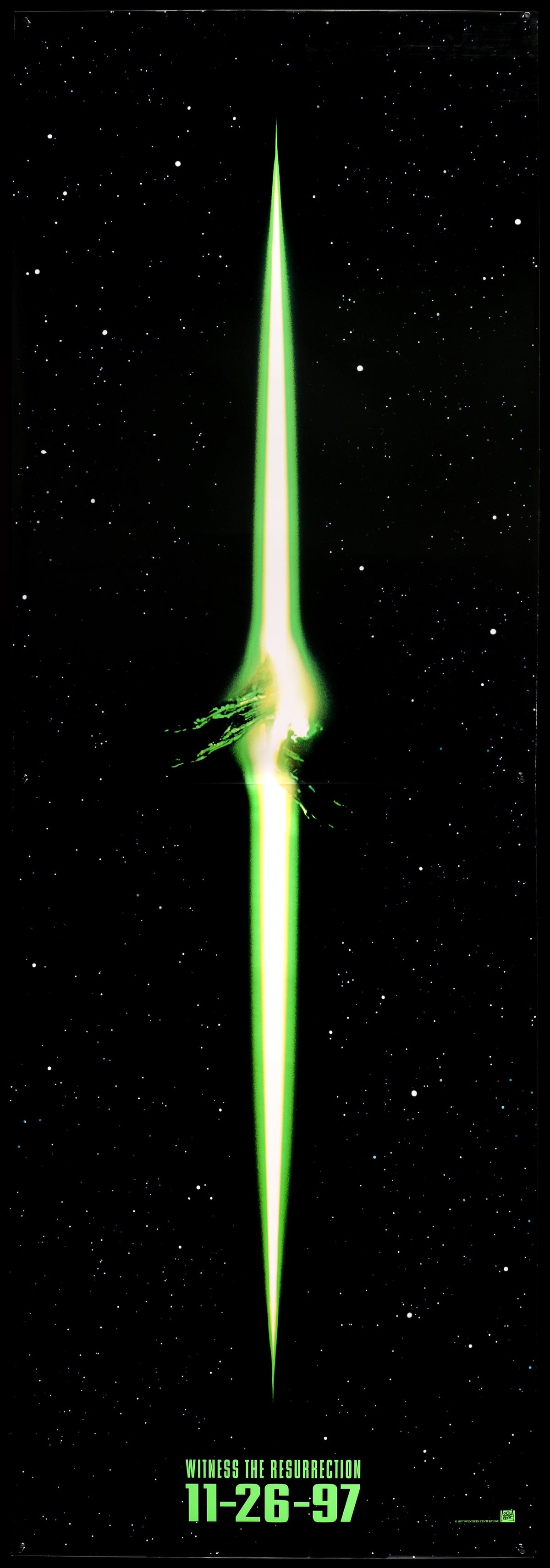 Alien: Resurrection (1997) original movie poster for sale at Original Film Art - Vintage Movie Posters