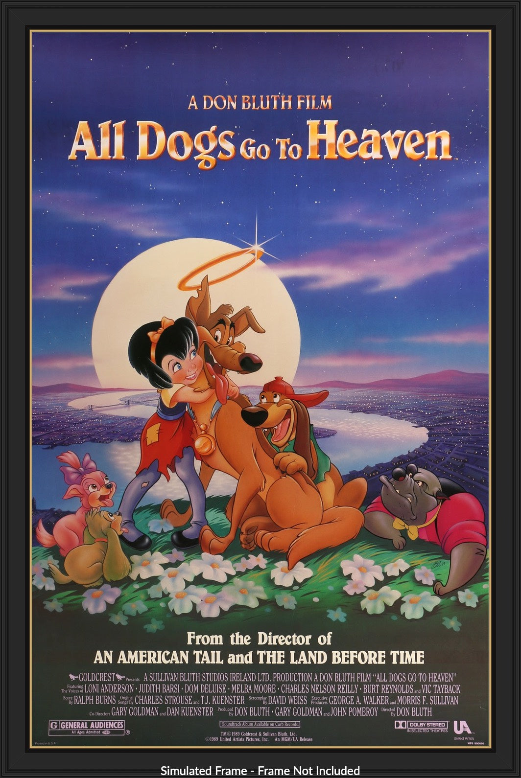 All Dogs Go To Heaven (1989) original movie poster for sale at Original Film Art
