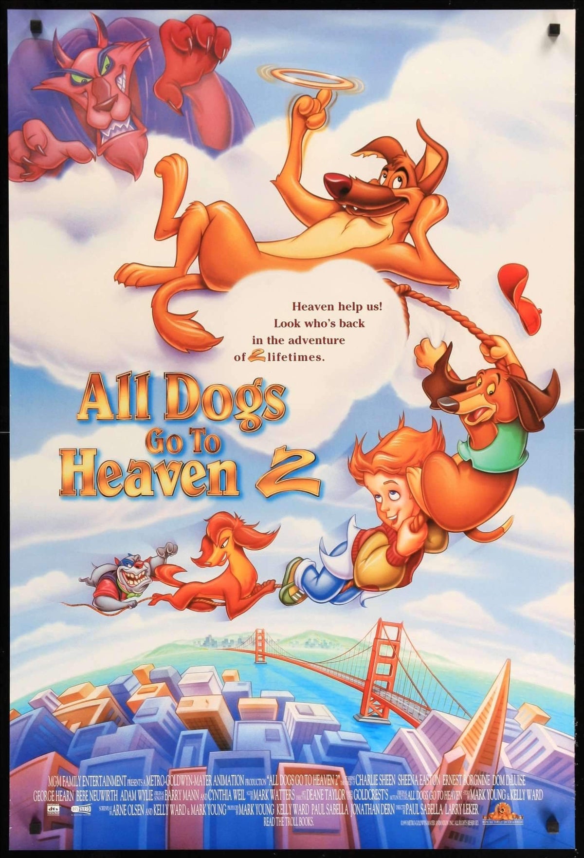 All Dogs Go to Heaven 2 (1996) original movie poster for sale at Original Film Art