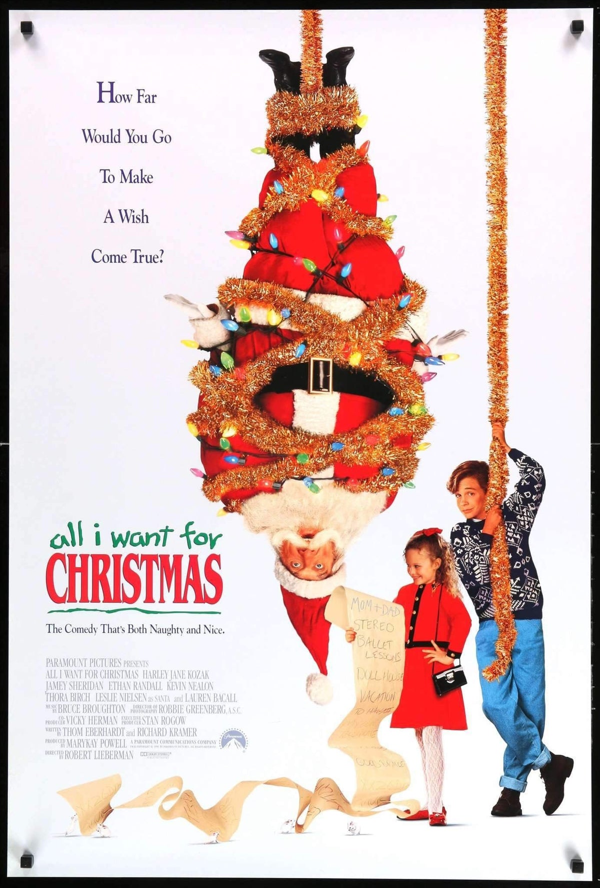 All I Want for Christmas (1991) original movie poster for sale at Original Film Art
