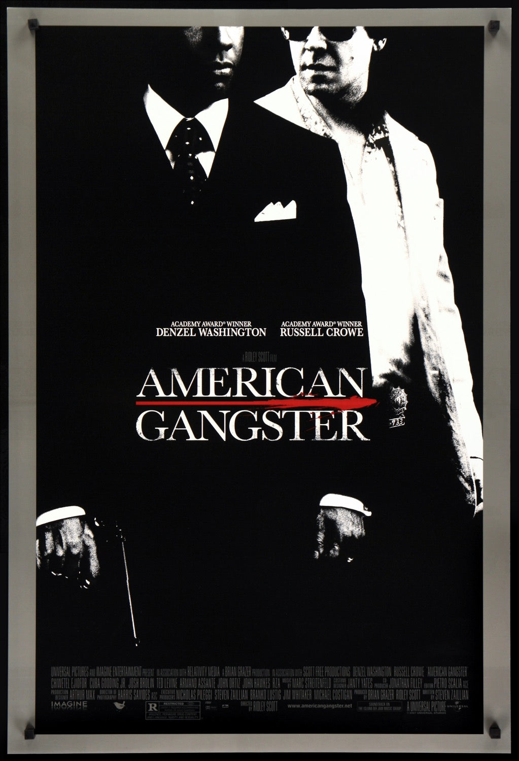 American Gangster (2007) original movie poster for sale at Original Film Art