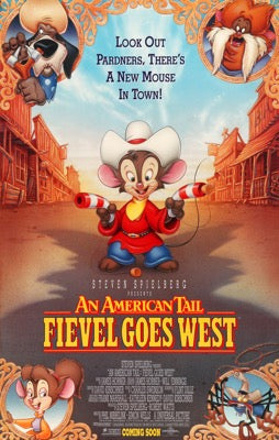 An American Tail: Fievel Goes West (1991) original movie poster for sale at Original Film Art - Vintage Movie Posters