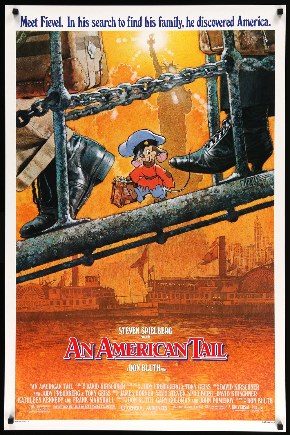 An American Tail (1986) original movie poster for sale at Original Film Art