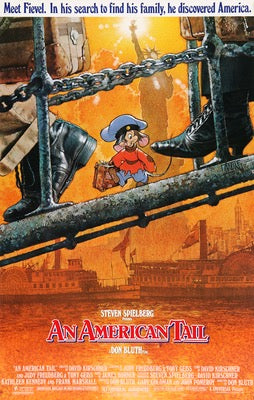 An American Tail (1986) original movie poster for sale at Original Film Art - Vintage Movie Posters