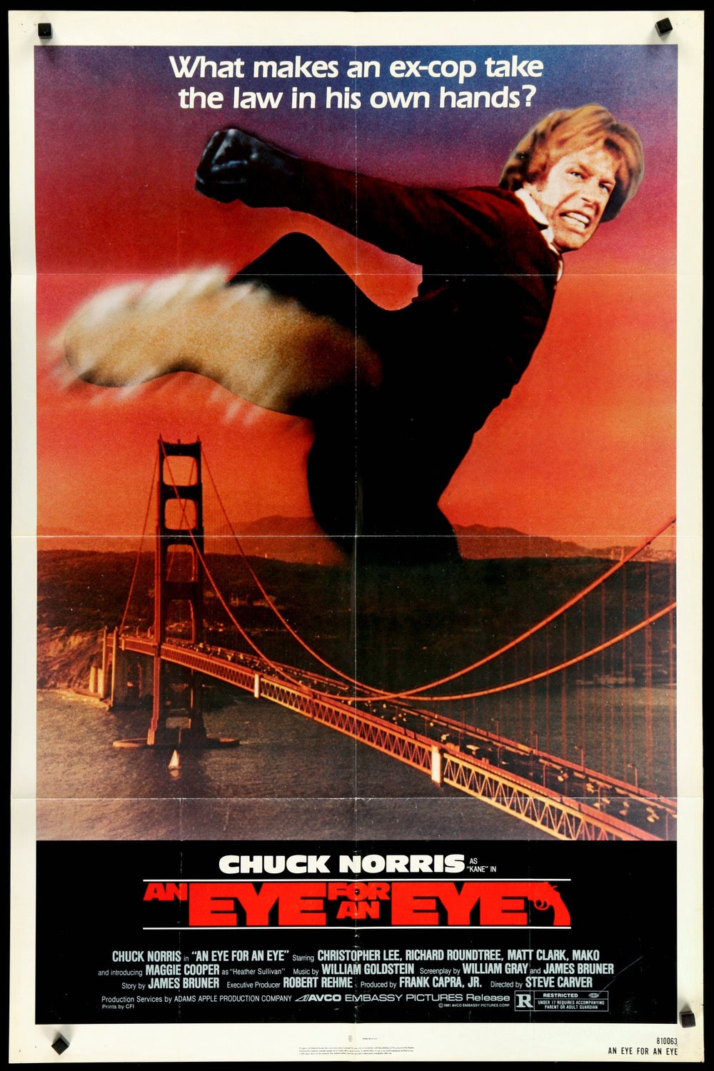 Eye for an Eye (1981) original movie poster for sale at Original Film Art - Vintage Movie Posters