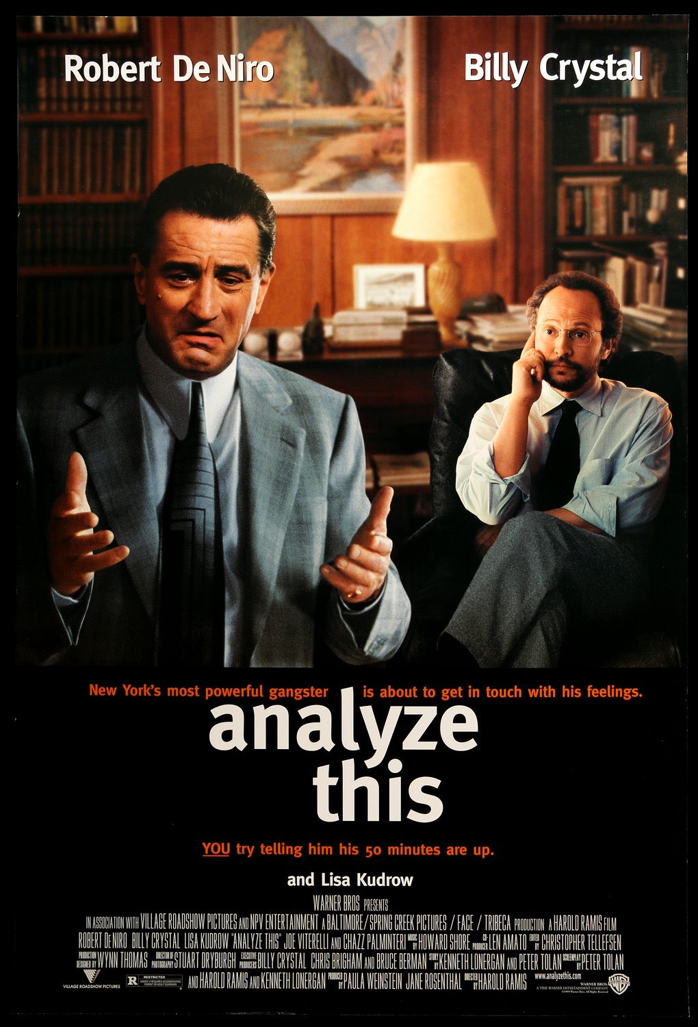 Analyze This (1999) Original One-Sheet Movie Poster - Original Film Art -  Vintage Movie Posters