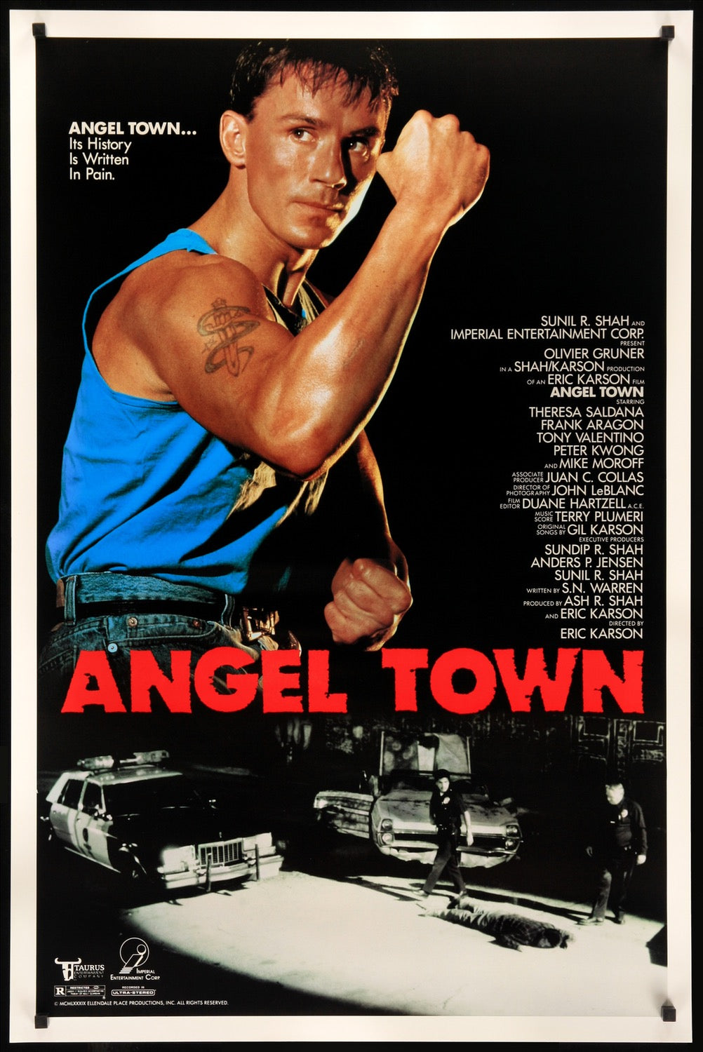 Angel Town (1990) original movie poster for sale at Original Film Art - Vintage Movie Posters