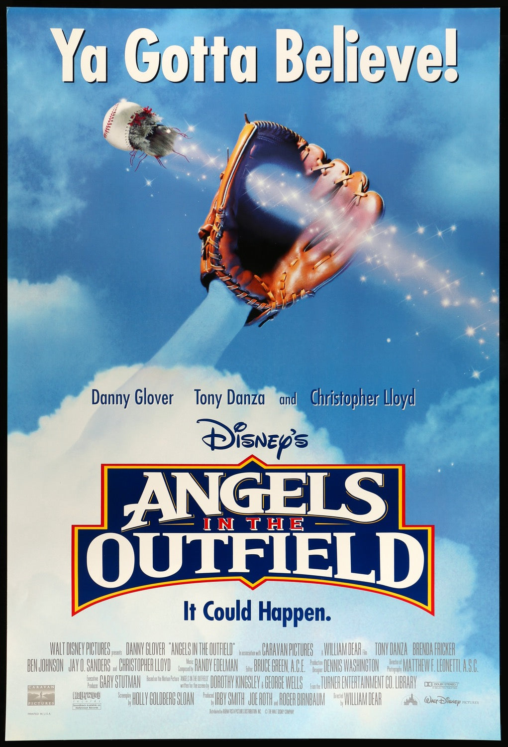 Angels in the Outfield (1994) original movie poster for sale at Original Film Art - Vintage Movie Posters