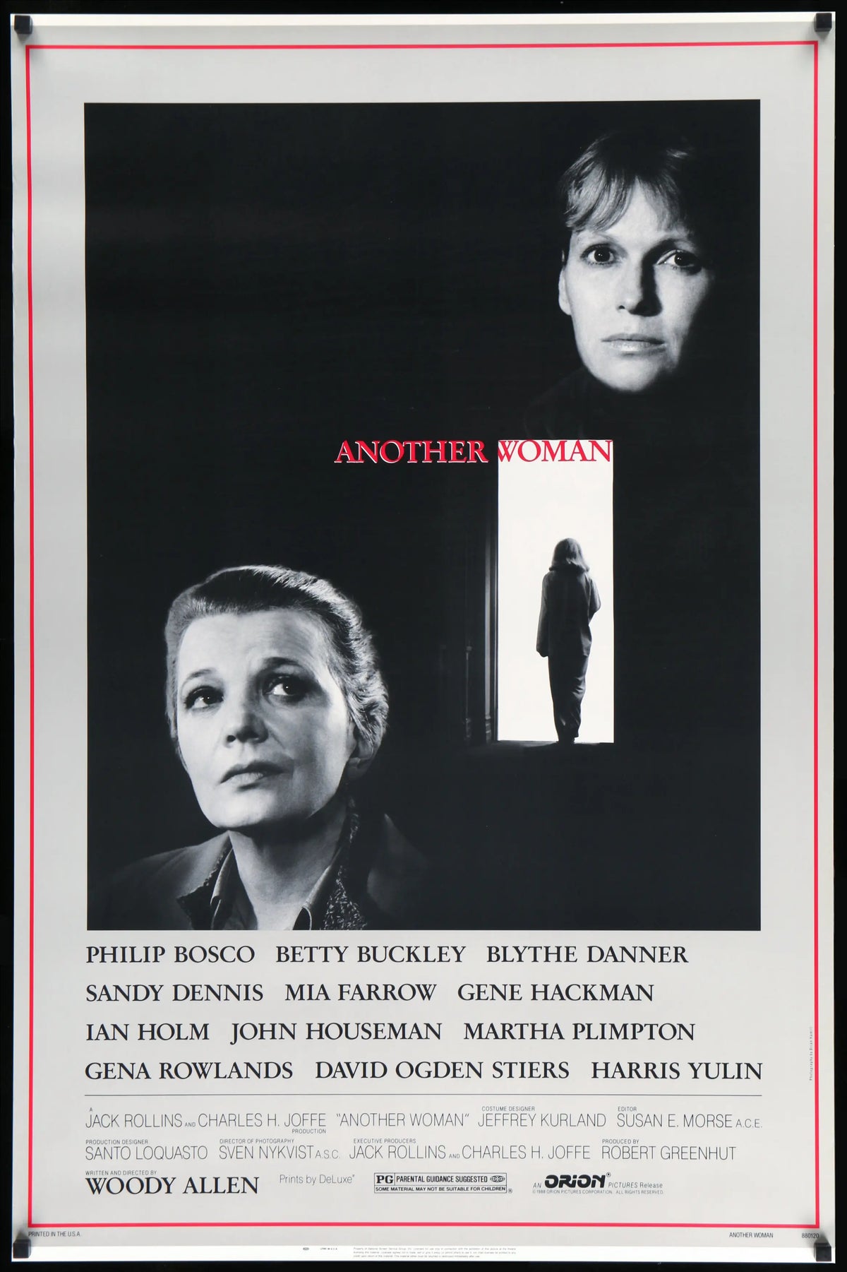 Another Woman (1988) original movie poster for sale at Original Film Art
