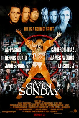 Any Given Sunday (1999) original movie poster for sale at Original Film Art - Vintage Movie Posters