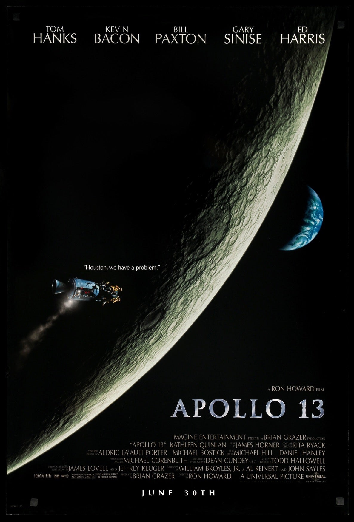 Apollo 13 (1995) original movie poster for sale at Original Film Art - Vintage Movie Posters