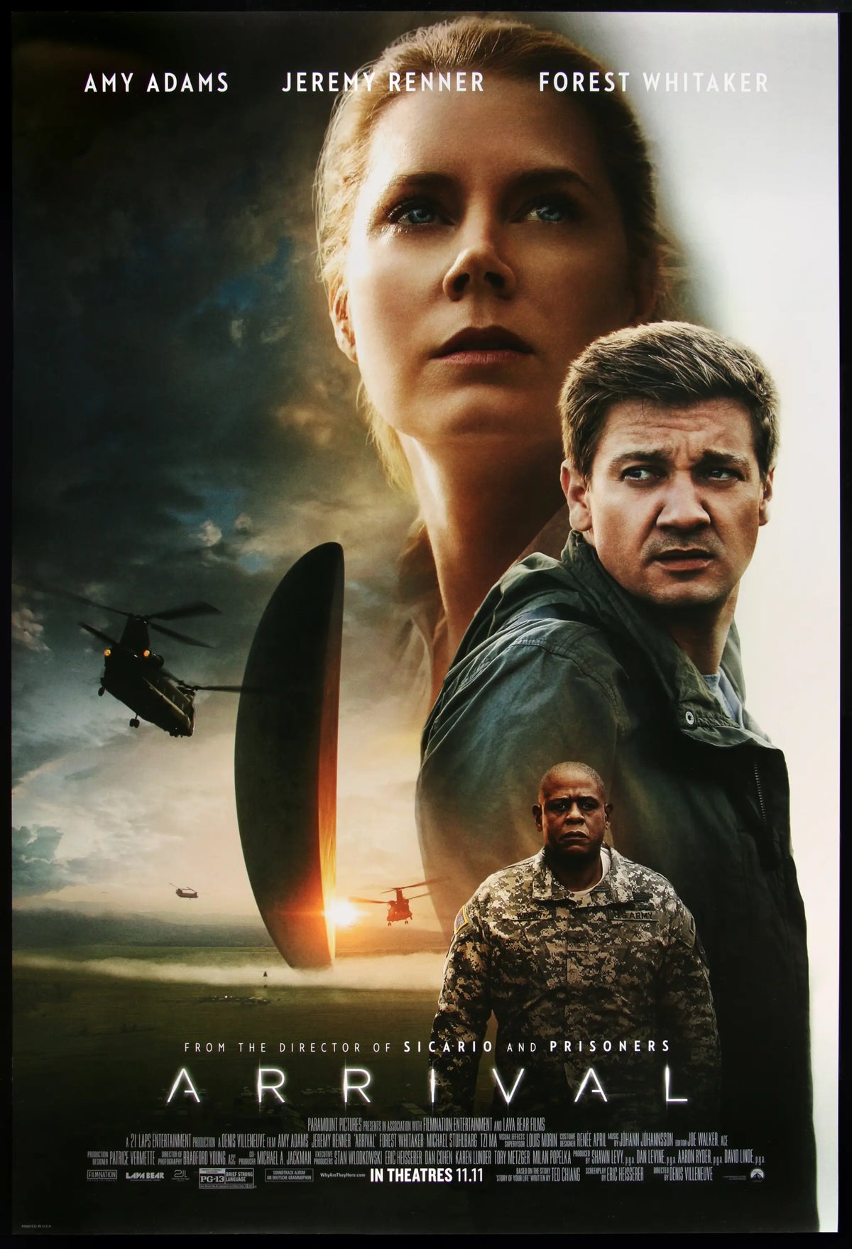 Arrival (2016) original movie poster for sale at Original Film Art