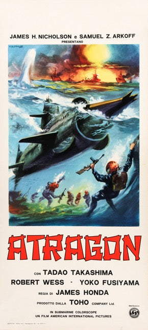Atragon (1963) original movie poster for sale at Original Film Art
