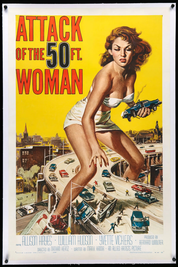 Attack of the 50 Foot Woman (1958) Original One-Sheet Movie Poster