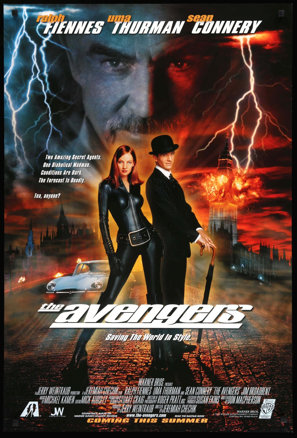 Avengers (1998) original movie poster for sale at Original Film Art