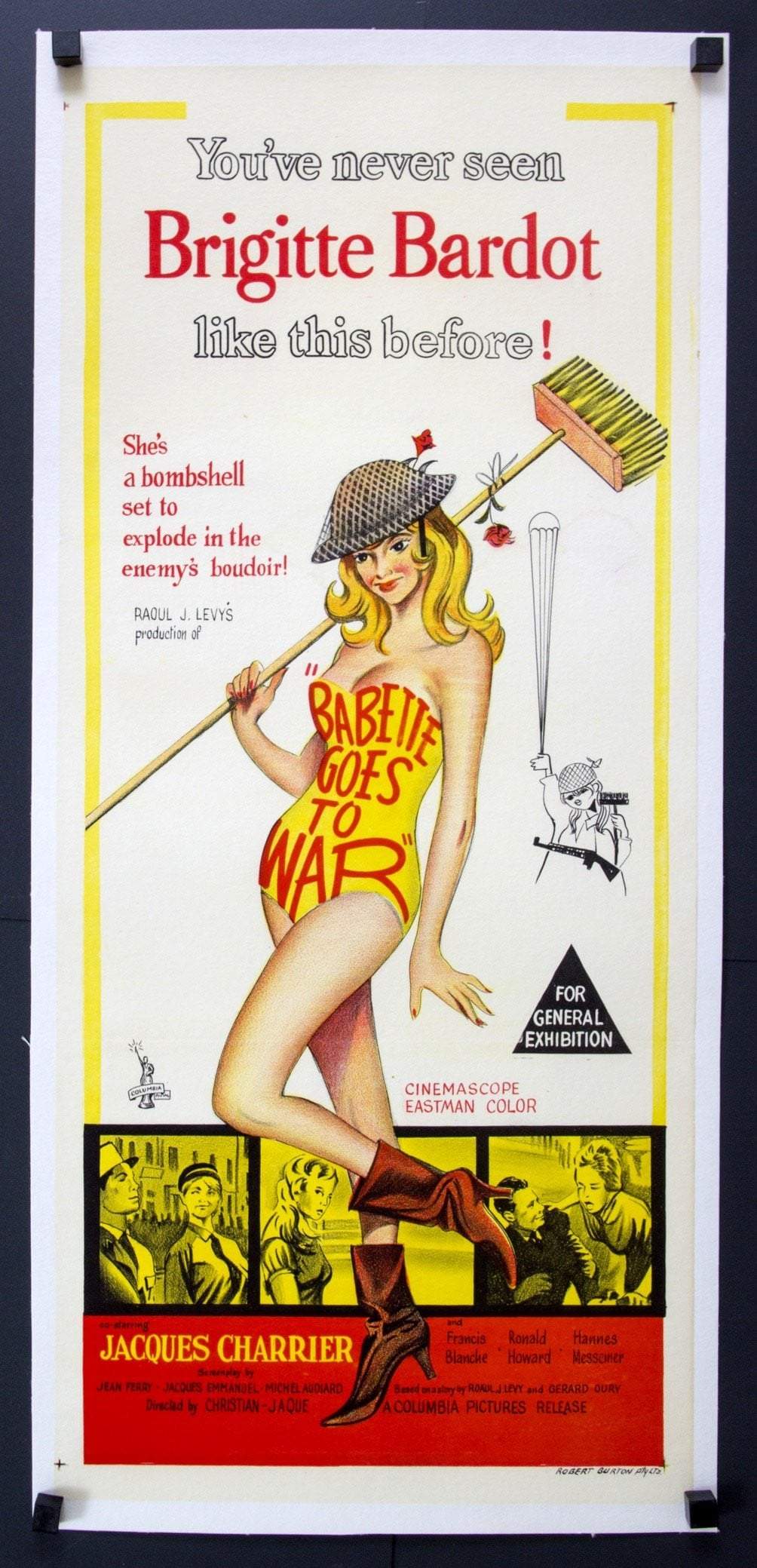 Babette Goes to War (1959) original movie poster for sale at Original Film Art