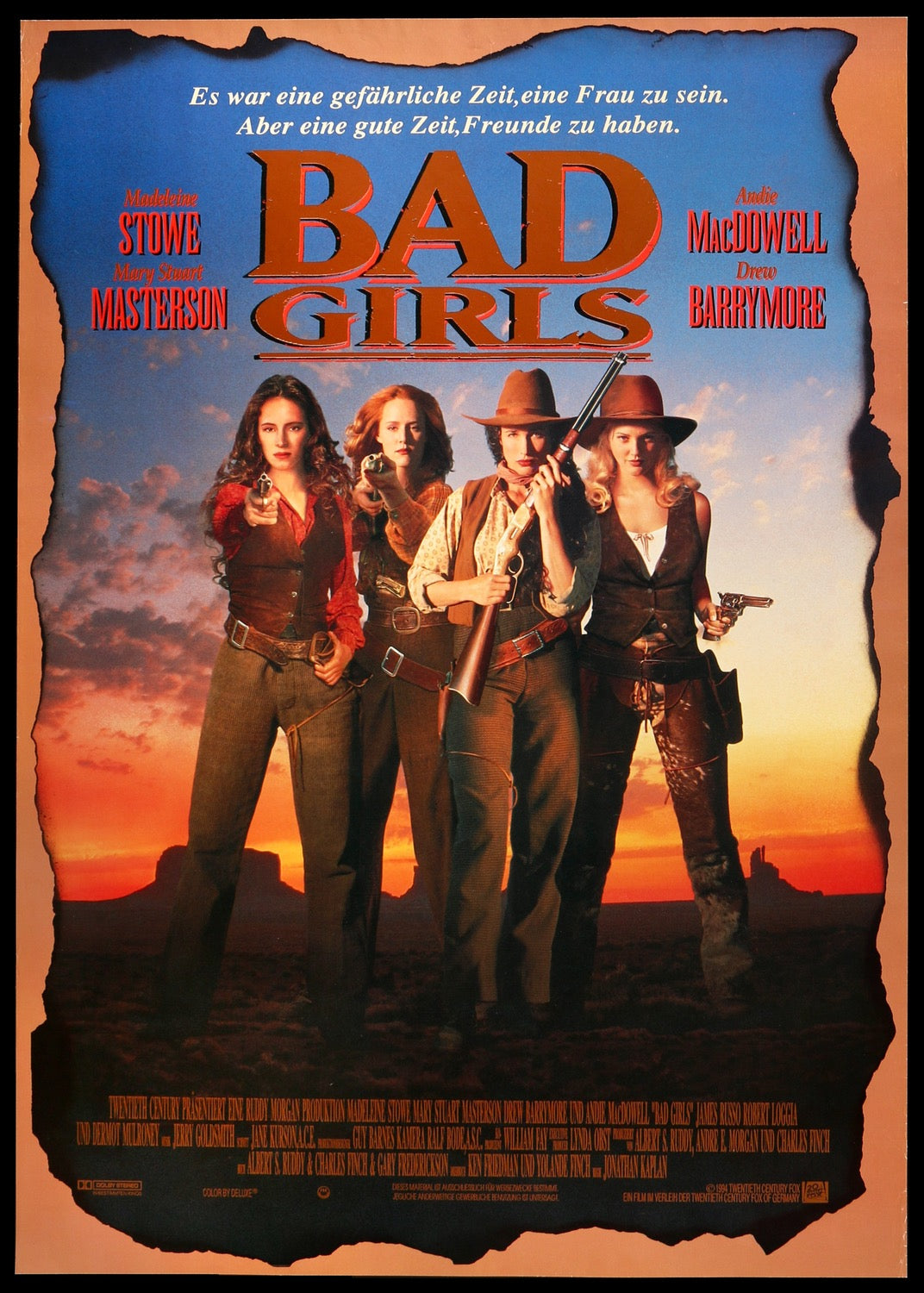 Bad Girls (1994) original movie poster for sale at Original Film Art
