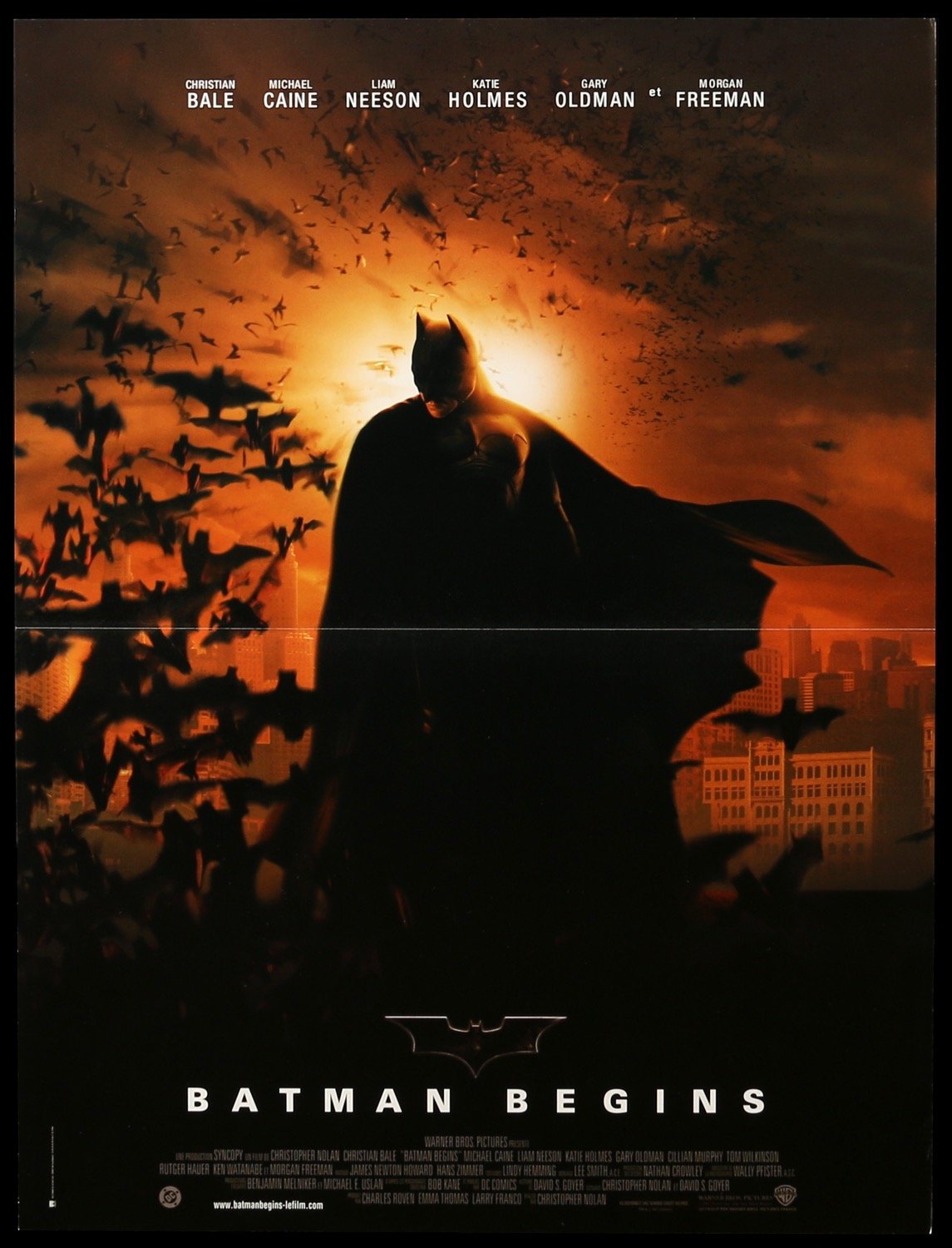 Batman Begins (2005) original movie poster for sale at Original Film Art - Vintage Movie Posters