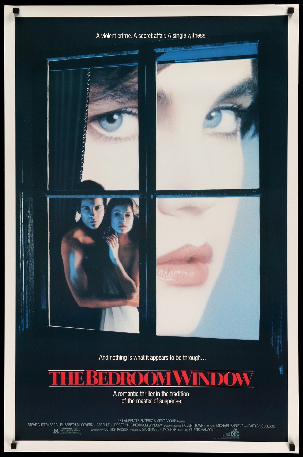 Bedroom Window (1987) original movie poster for sale at Original Film Art