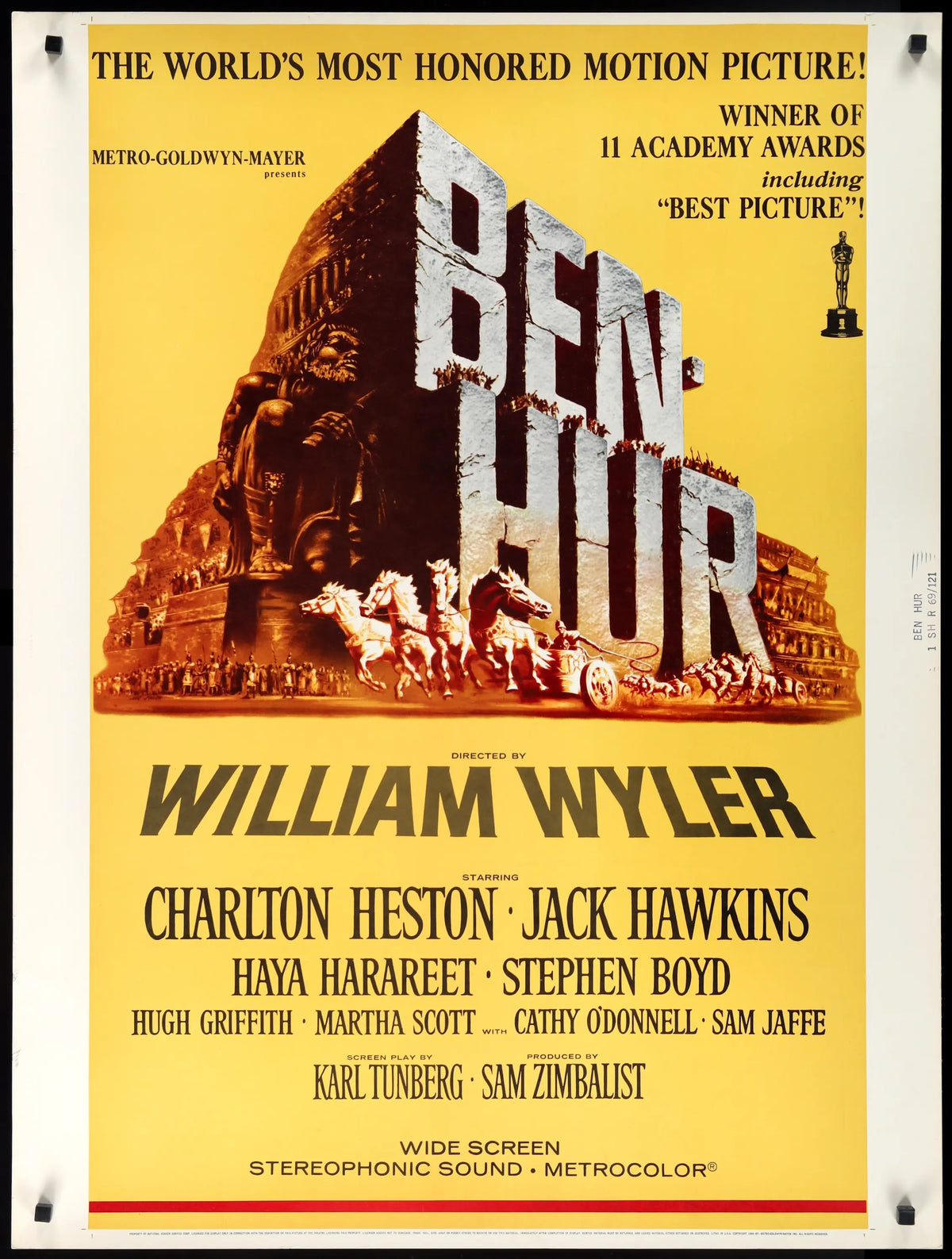 Ben Hur (1959) original movie poster for sale at Original Film Art - Vintage Movie Posters