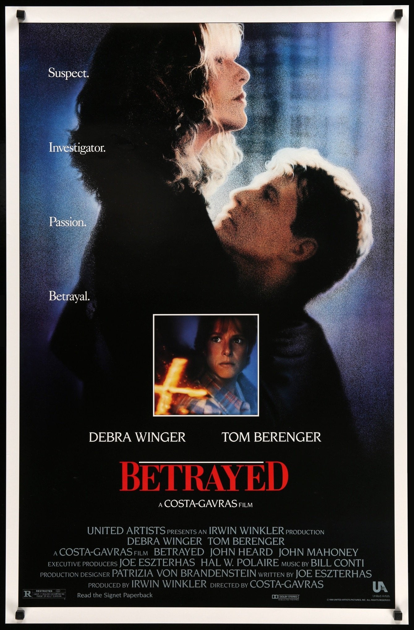 Betrayed (1988) original movie poster for sale at Original Film Art