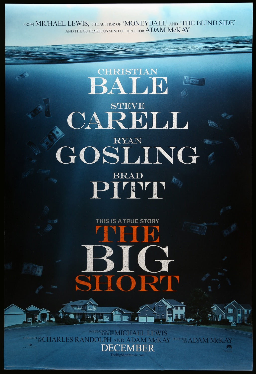 The Big Short (2015) Original One-Sheet Movie Poster - Original Film Art -  Vintage Movie Posters