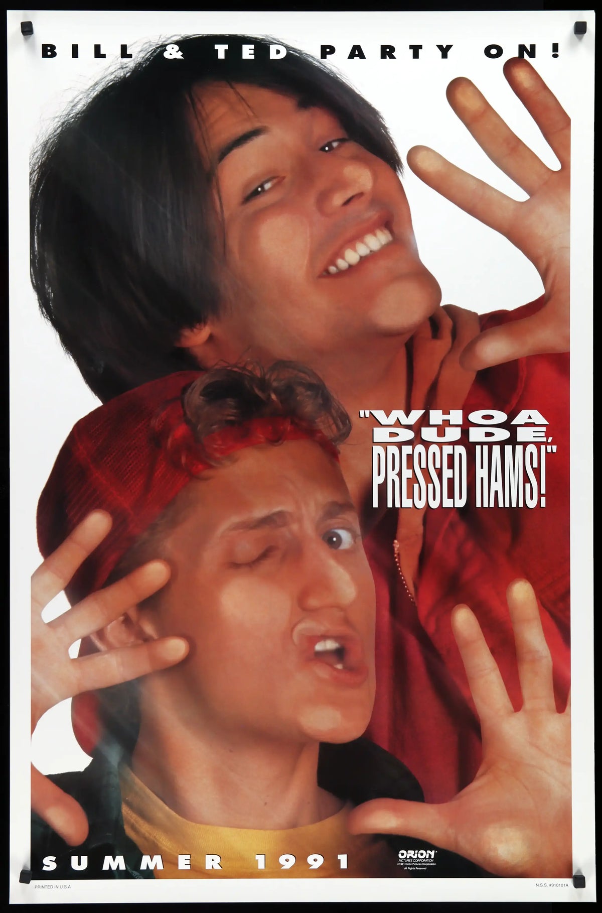 Bill and Ted&#39;s Bogus Journey (1991) original movie poster for sale at Original Film Art