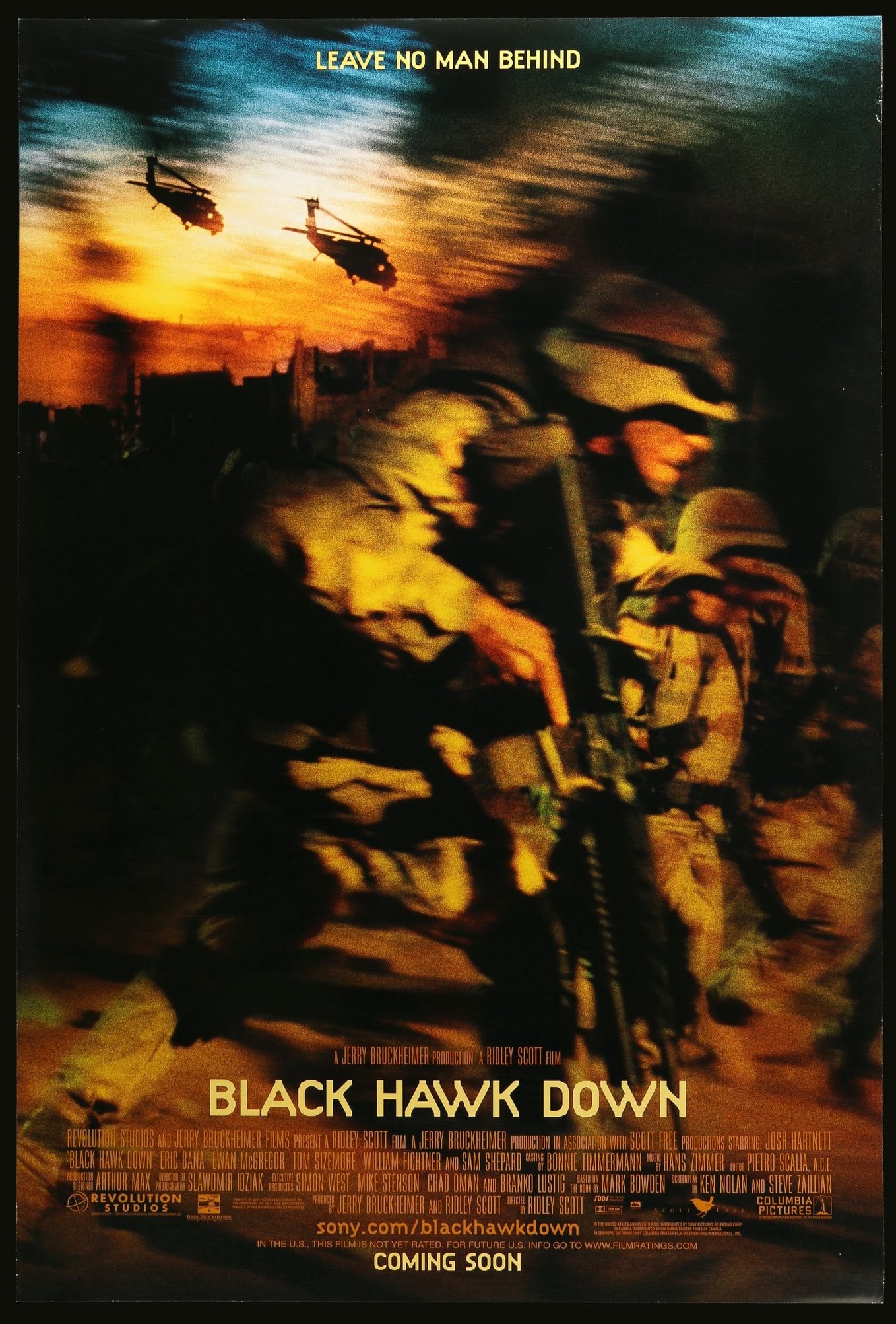 Black Hawk Down (2001) original movie poster for sale at Original Film Art - Vintage Movie Posters