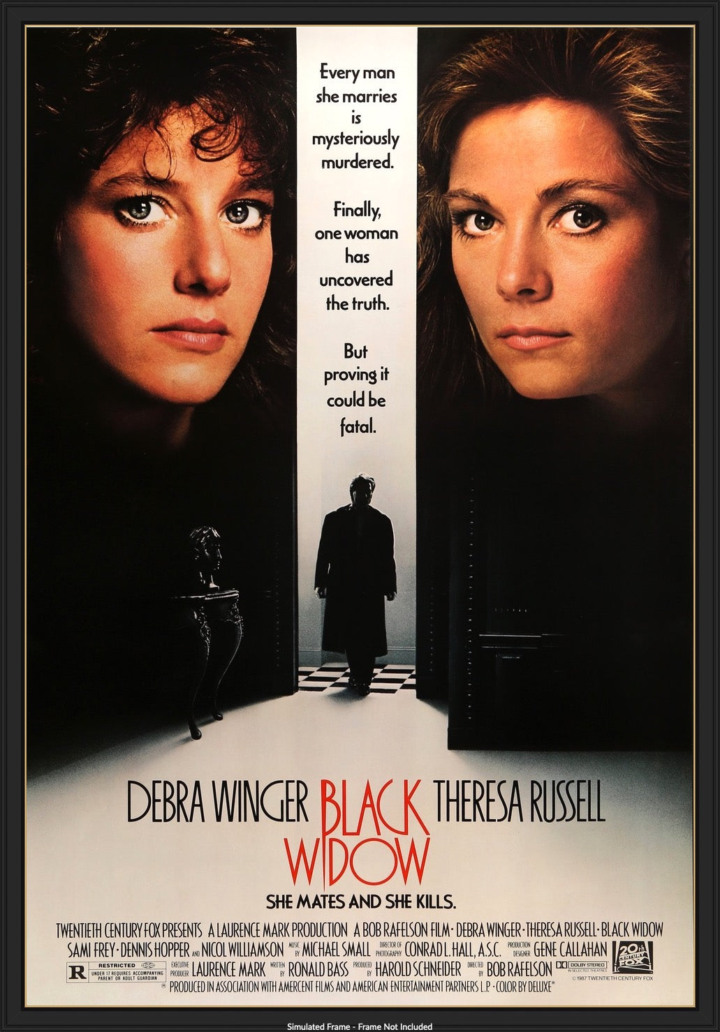 Black Widow (1987) original movie poster for sale at Original Film Art