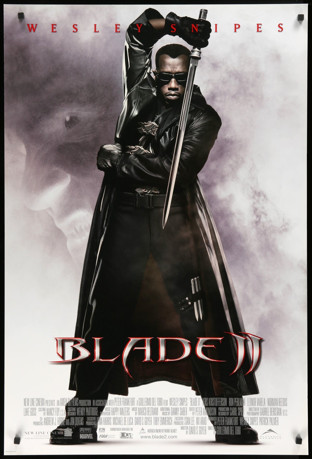 Blade II (2002) original movie poster for sale at Original Film Art - Vintage Movie Posters