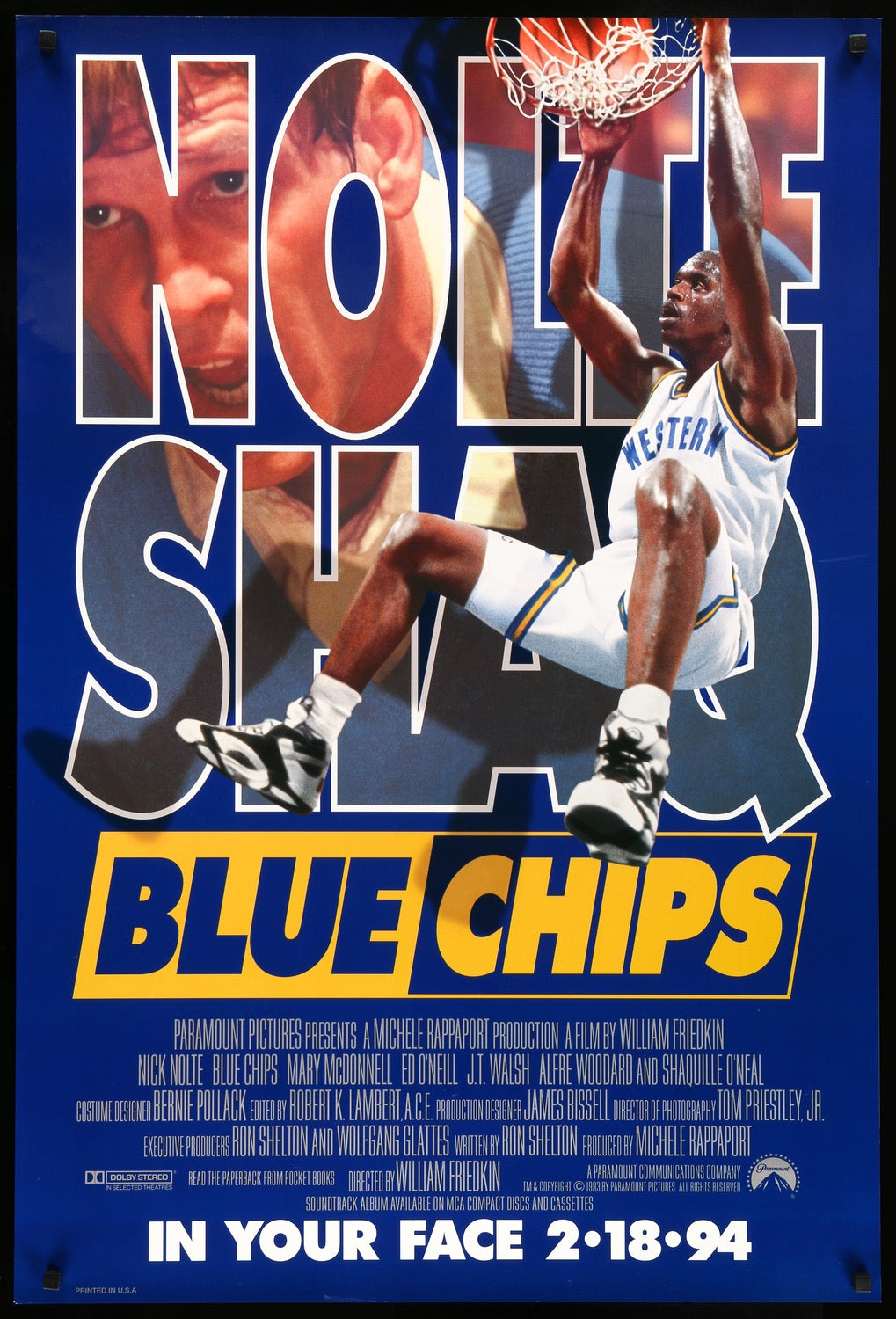 Blue Chips (1994) original movie poster for sale at Original Film Art