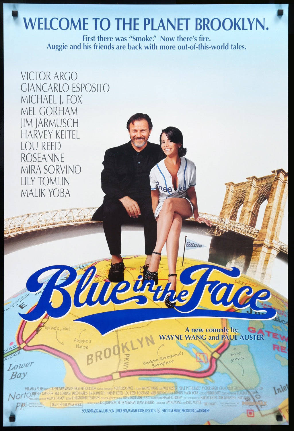 Blue in the Face (1995) original movie poster for sale at Original Film Art - Vintage Movie Posters