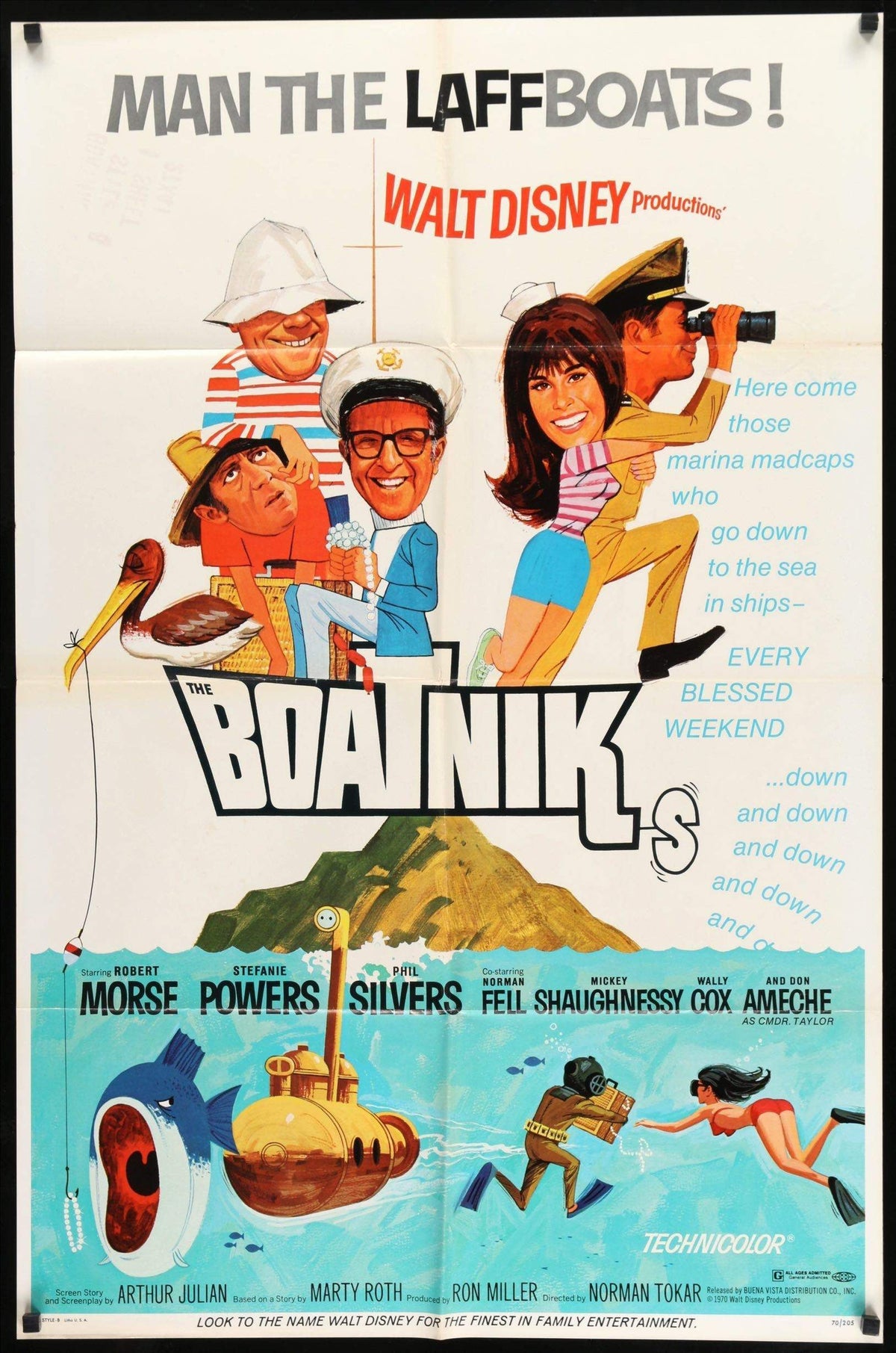 Boatniks (1970) original movie poster for sale at Original Film Art