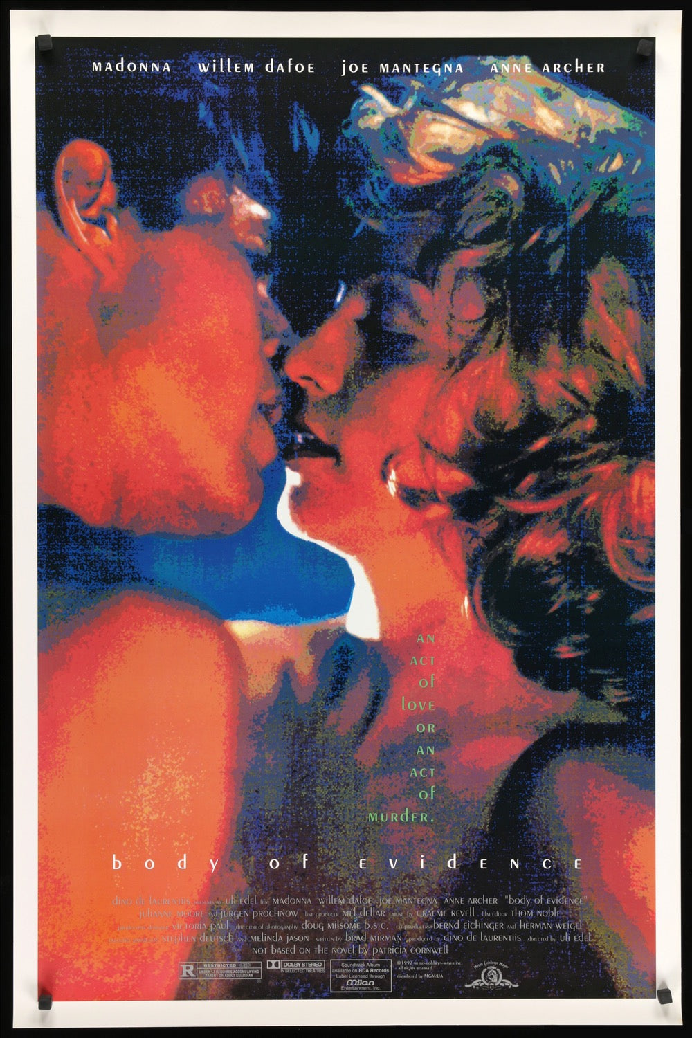 Body of Evidence (1993) original movie poster for sale at Original Film Art