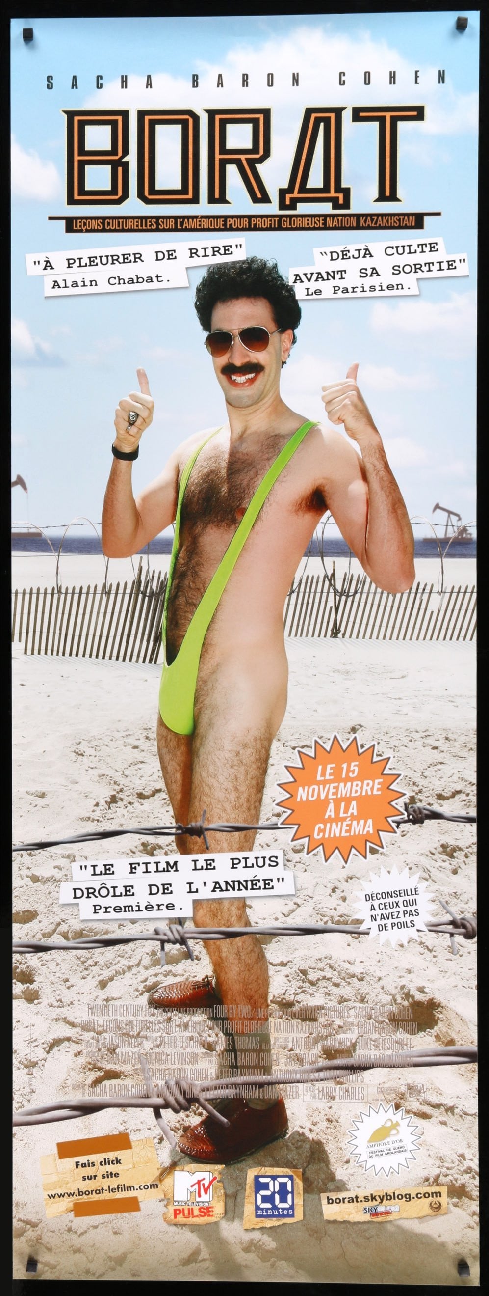 Borat (2006) original movie poster for sale at Original Film Art - Vintage Movie Posters