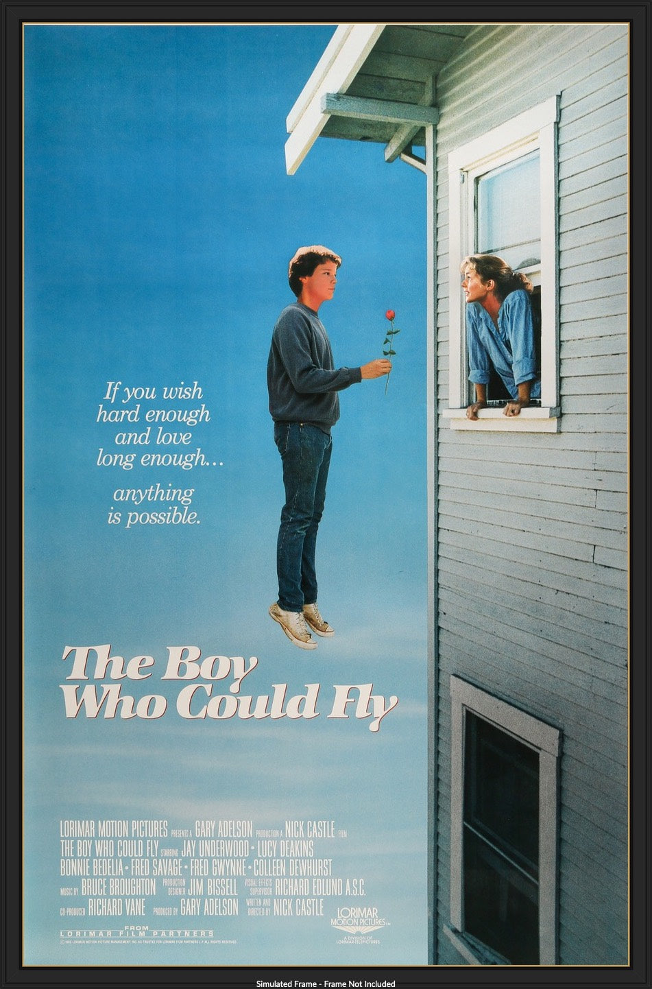 Boy Who Could Fly (1986) original movie poster for sale at Original Film Art - Vintage Movie Posters
