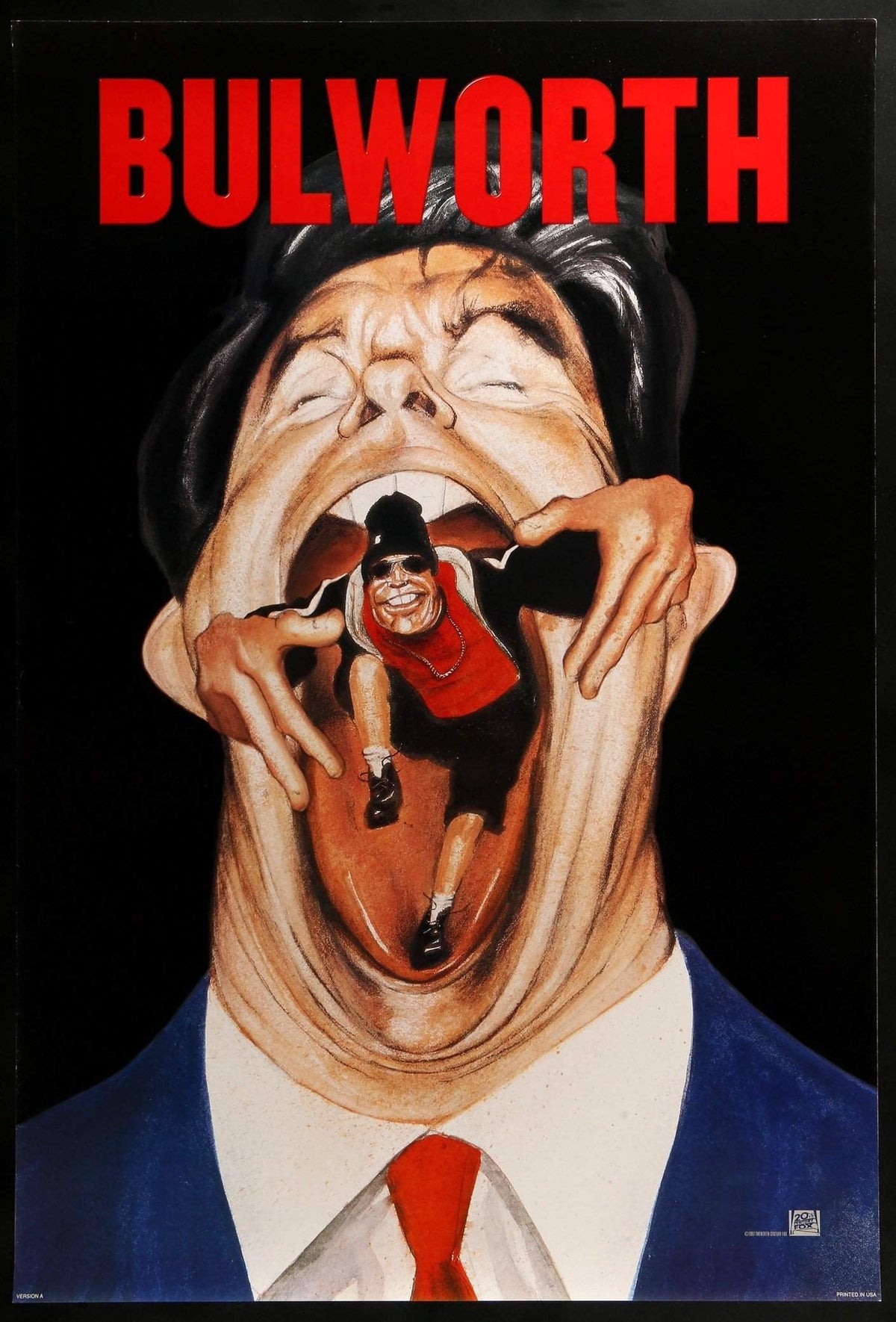Bulworth (1998) original movie poster for sale at Original Film Art - Vintage Movie Posters
