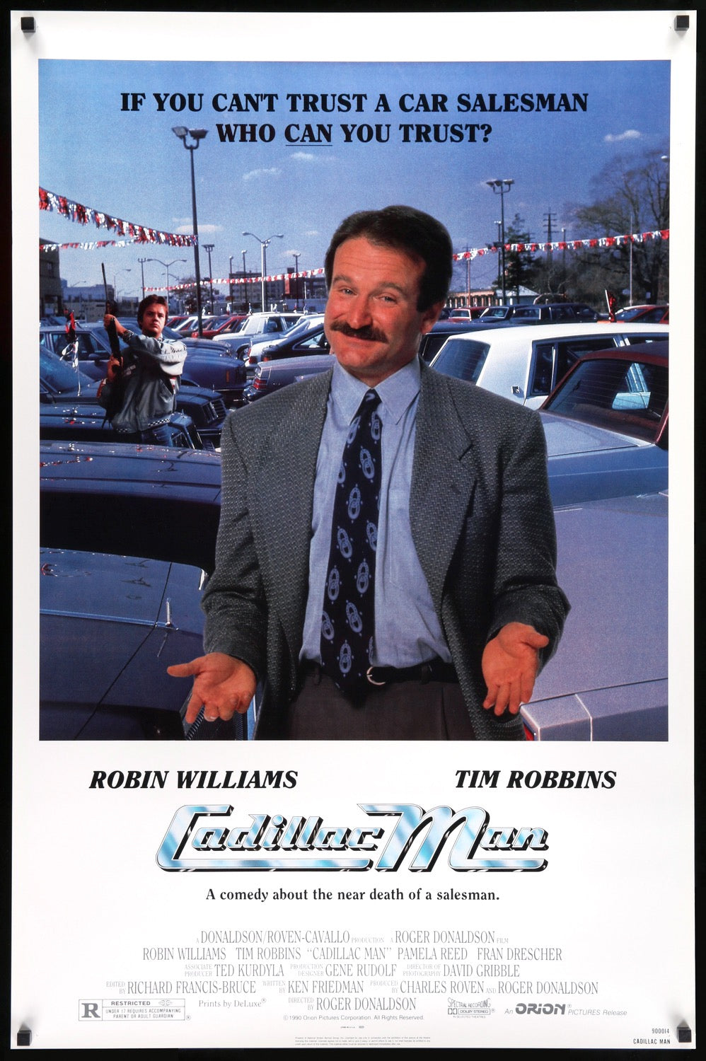 キャデラック・マン USオリジナル映画ポスター Cadillac Man (1990) Original One-Sheet Movie Poster