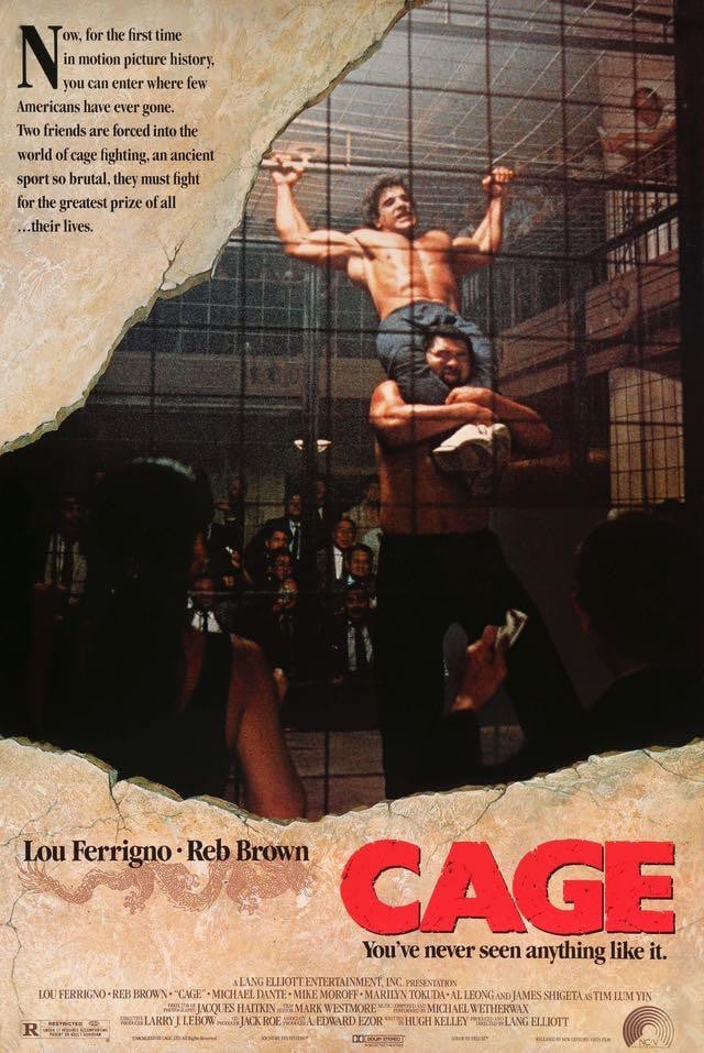 Cage (1989) Original One-Sheet Movie Poster - Original Film Art