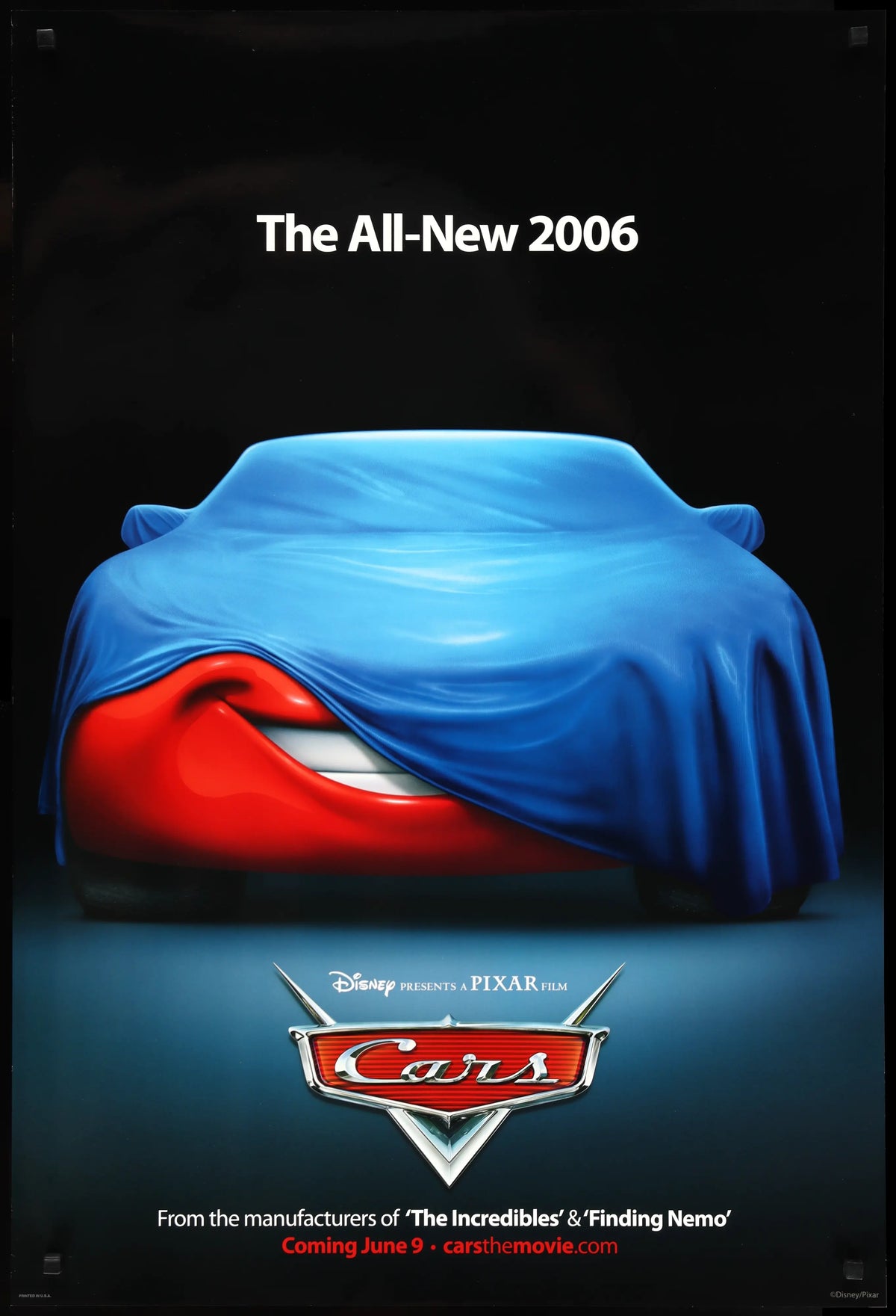 Cars (2006) original movie poster for sale at Original Film Art - Vintage Movie Posters