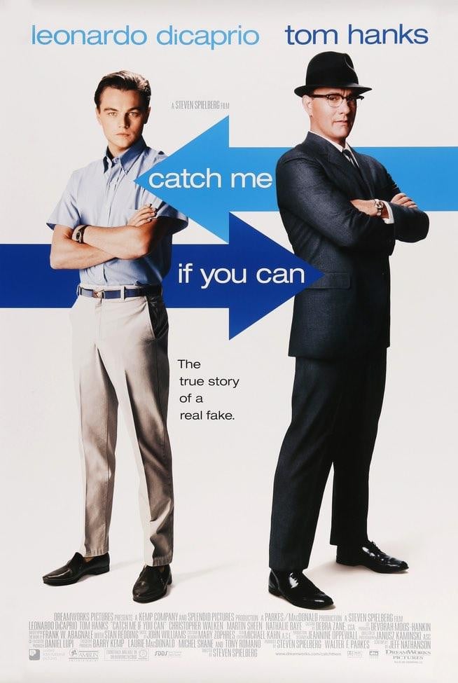 Catch Me If You Can (2002) original movie poster for sale at Original Film Art - Vintage Movie Posters