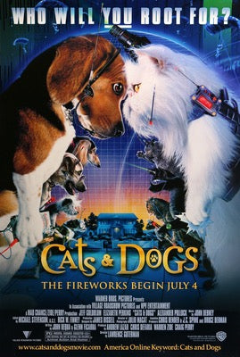 Cats and Dogs (2001) original movie poster for sale at Original Film Art - Vintage Movie Posters