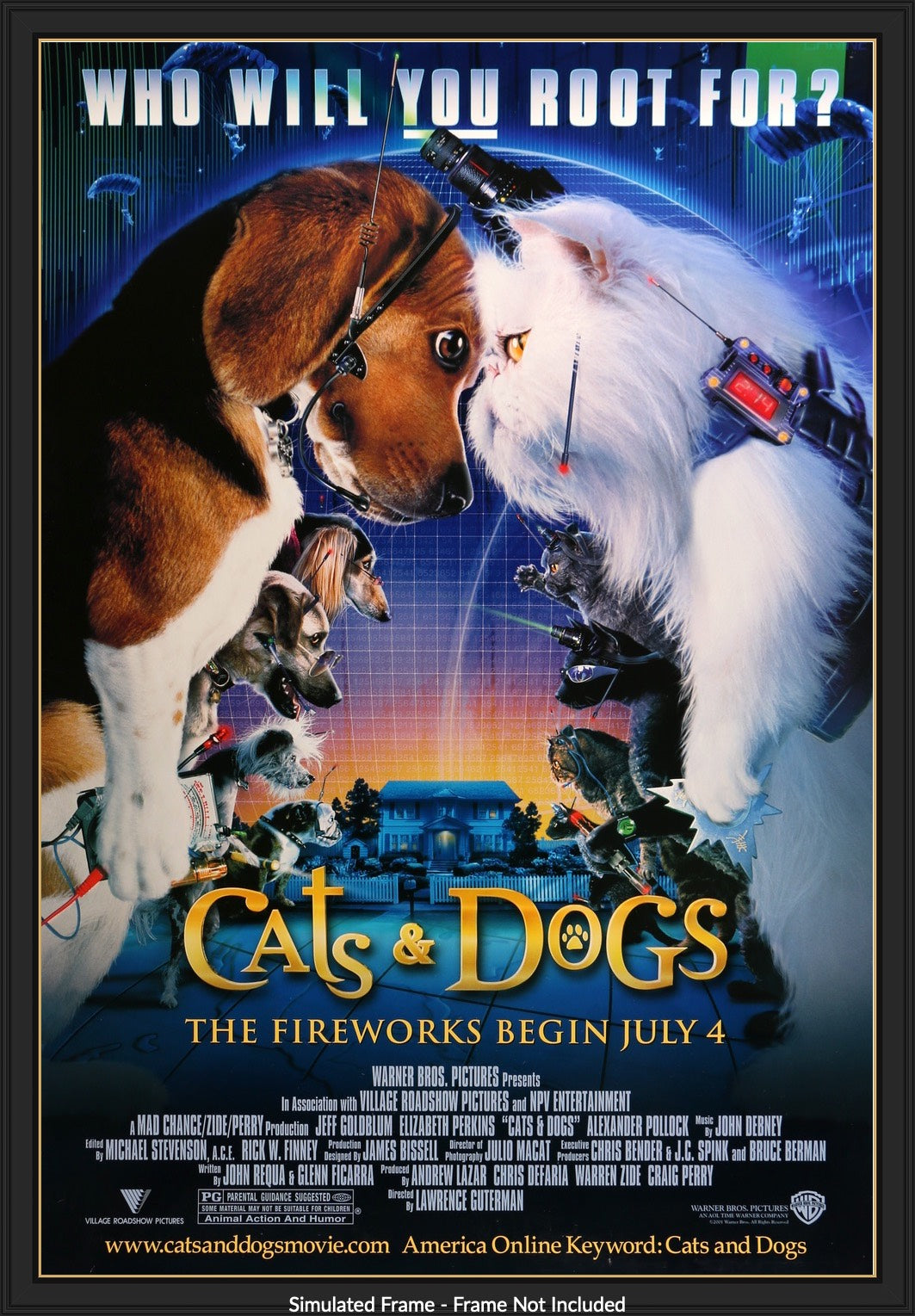 Cats and Dogs (2001) original movie poster for sale at Original Film Art - Vintage Movie Posters
