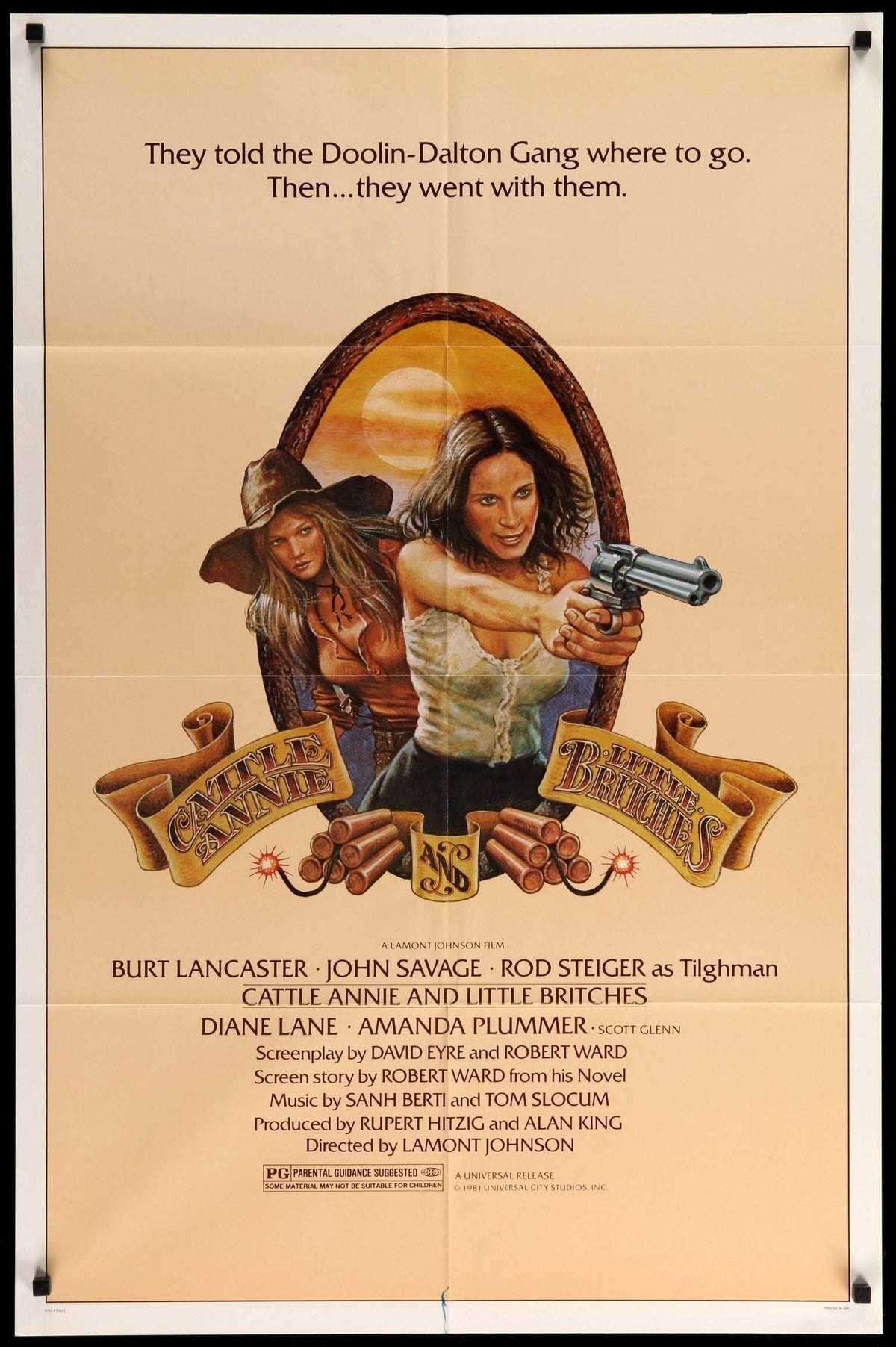 Cattle Annie and Little Britches (1981) original movie poster for sale at Original Film Art