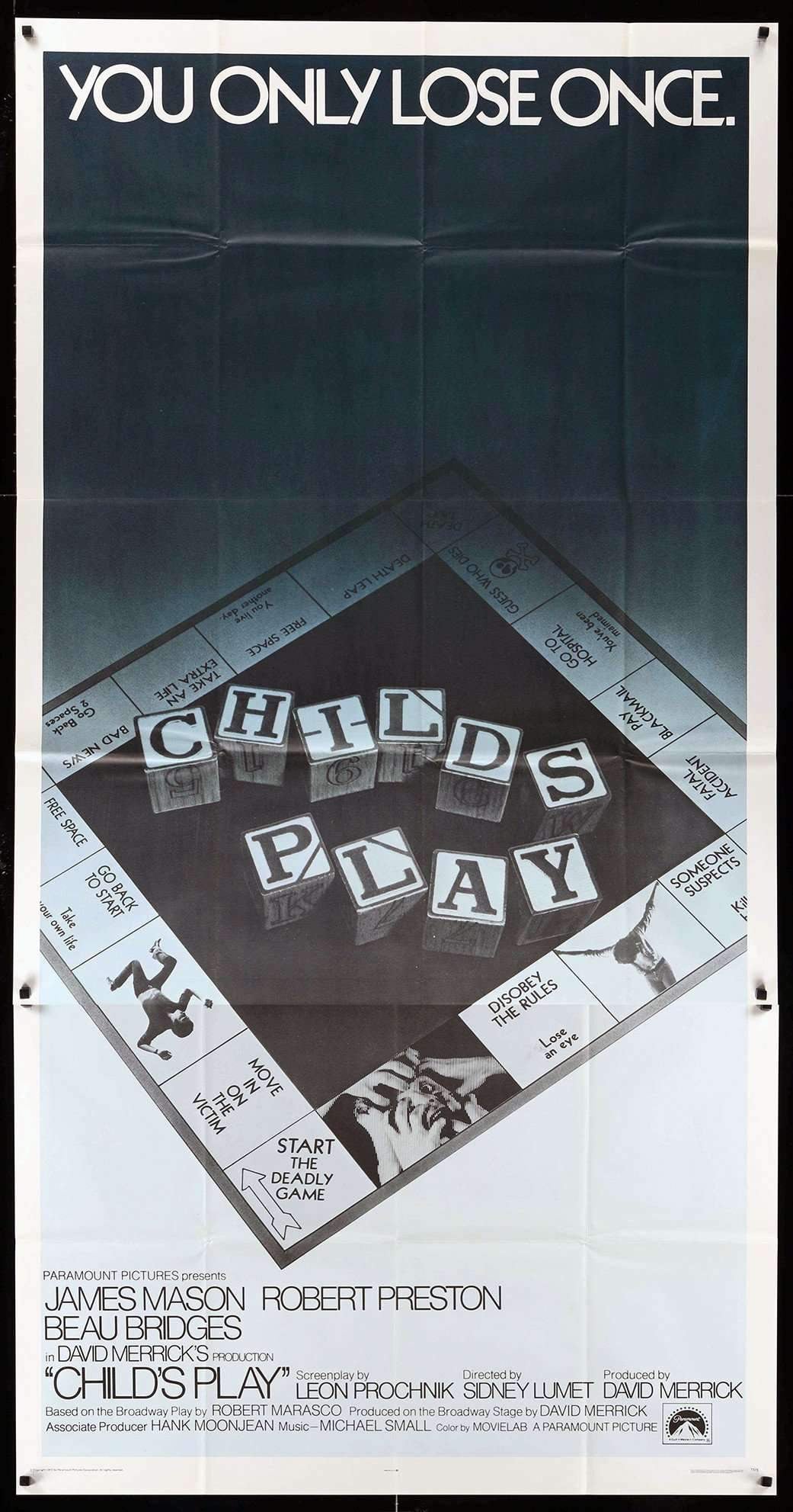 Child&#39;s Play (1973) original movie poster for sale at Original Film Art - Vintage Movie Posters